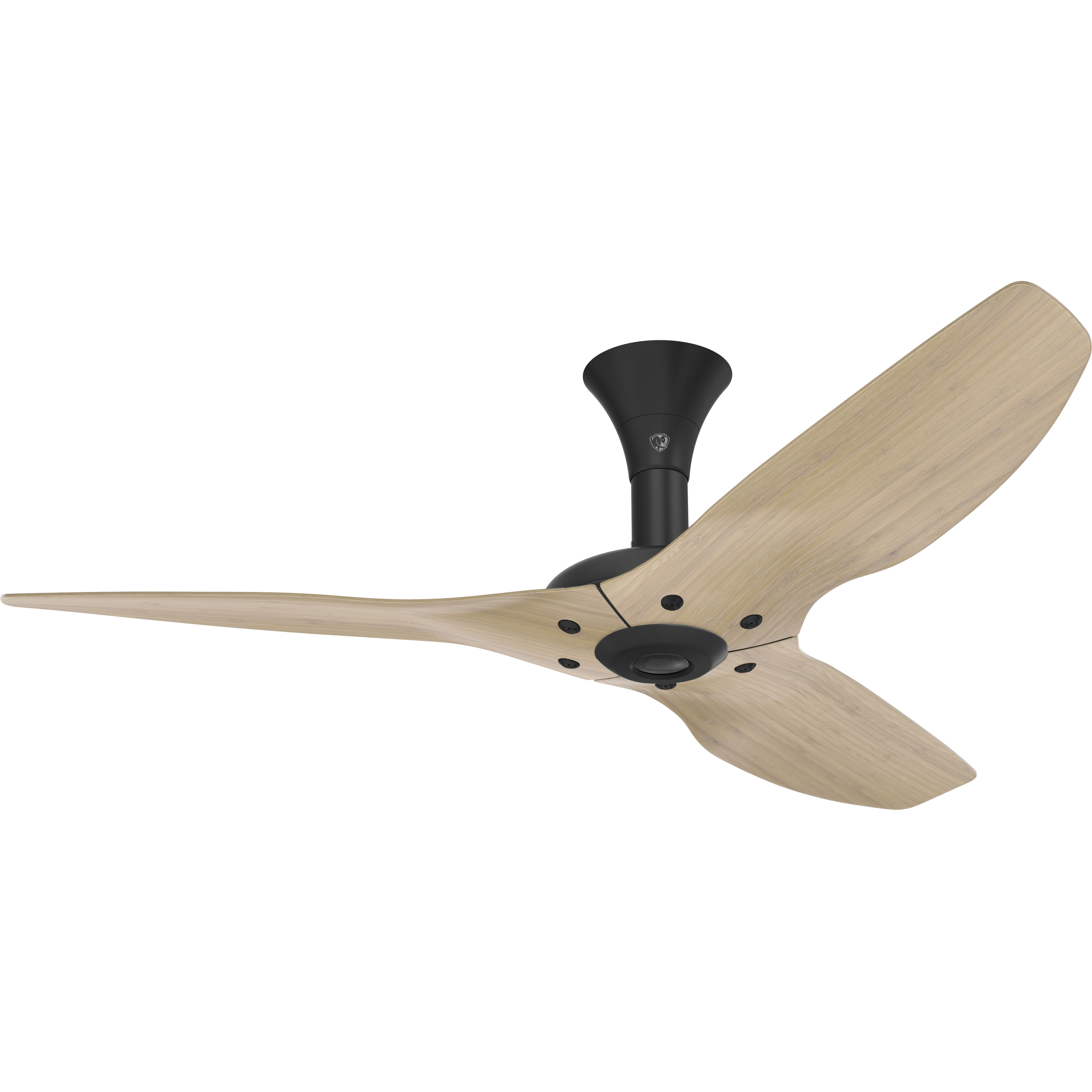 Haiku 52 inch Black with Natural Bamboo Blades Ceiling Fan