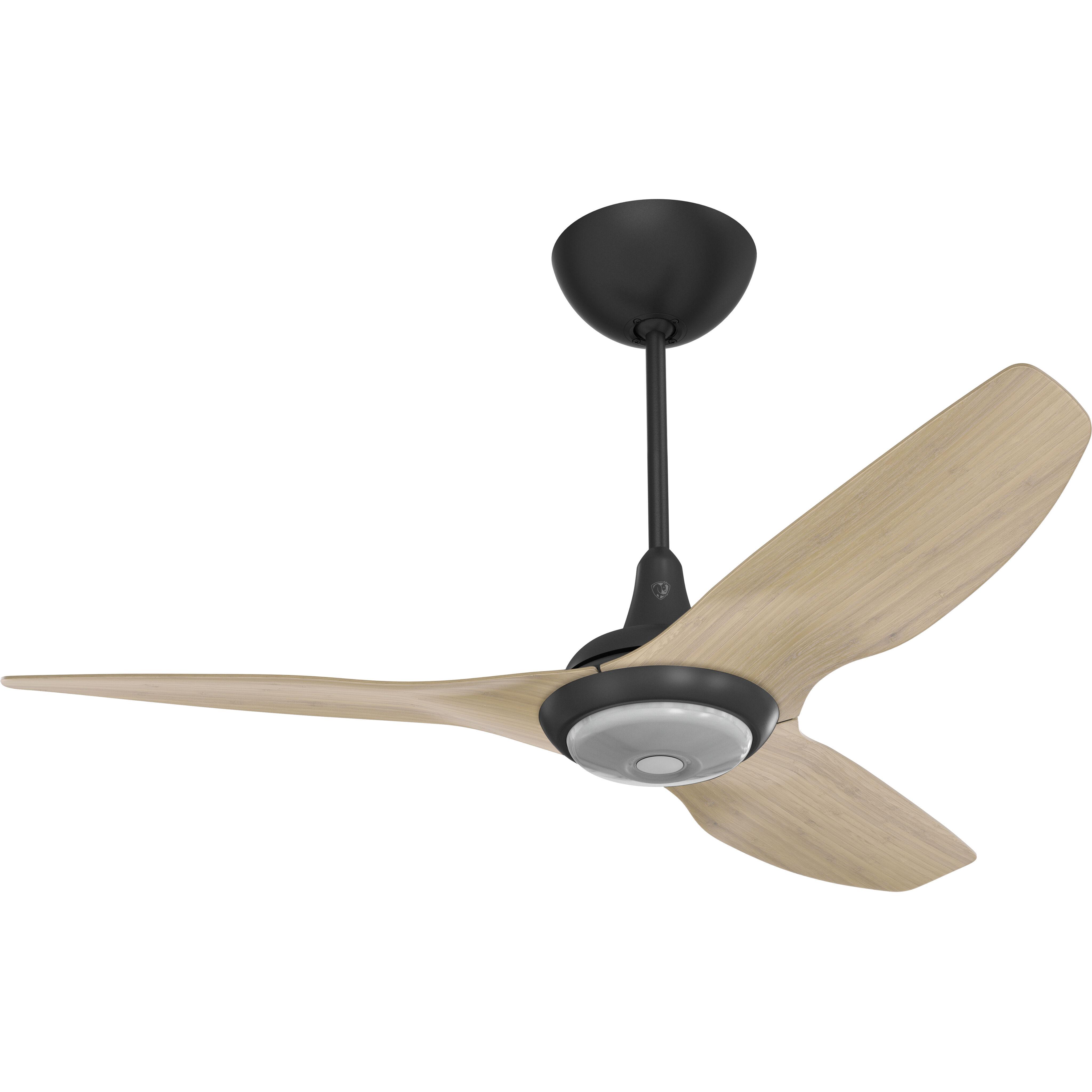 Haiku 52 inch Black with Natural Bamboo Blades Ceiling Fan