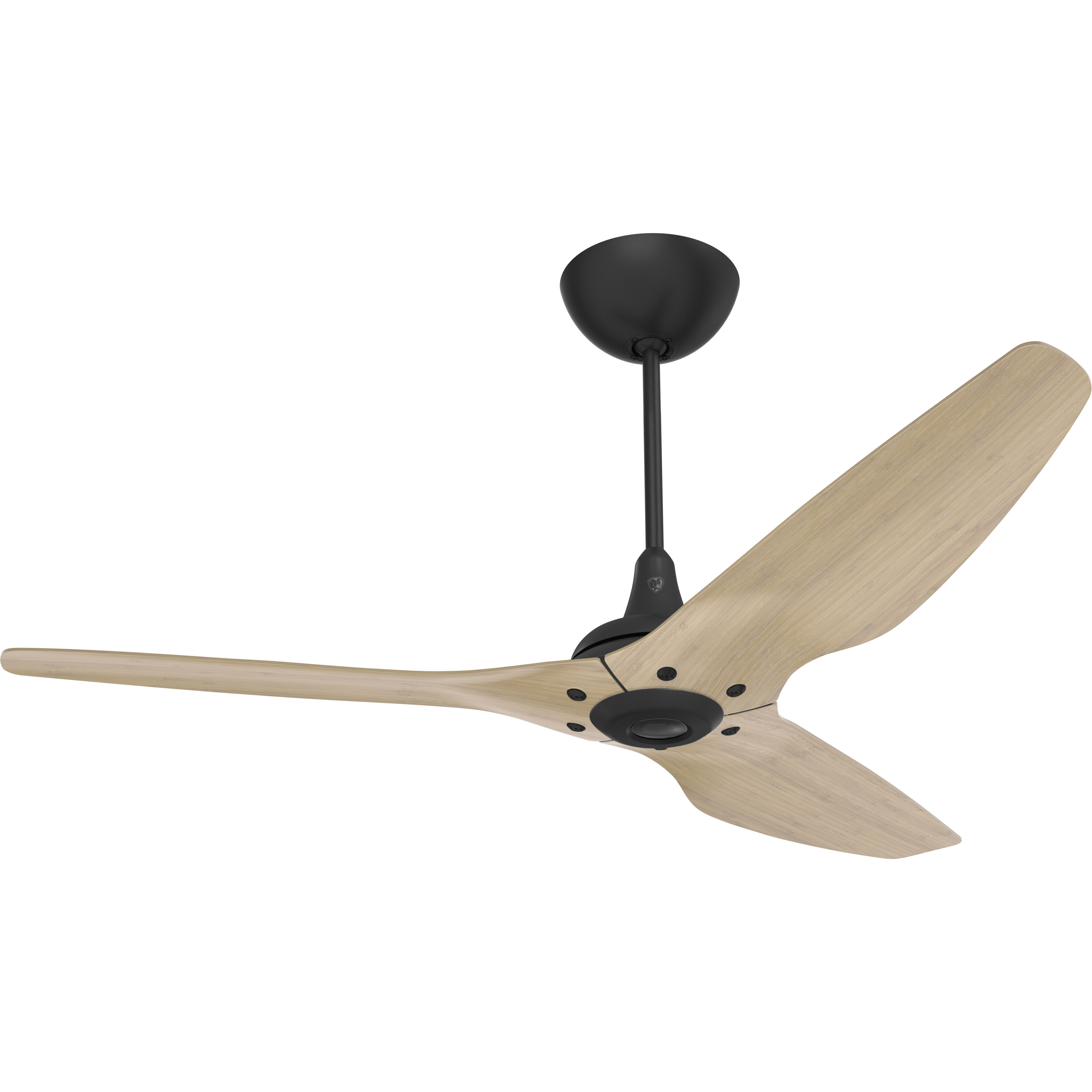 Haiku 60 inch Black with Natural Bamboo Blades Ceiling Fan