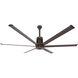 i6 84 inch Oil Rubbed Bronze Outdoor Ceiling Fan, Standard Mount