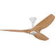 Haiku 52 inch White with Caramel Bamboo Blades Ceiling Fan