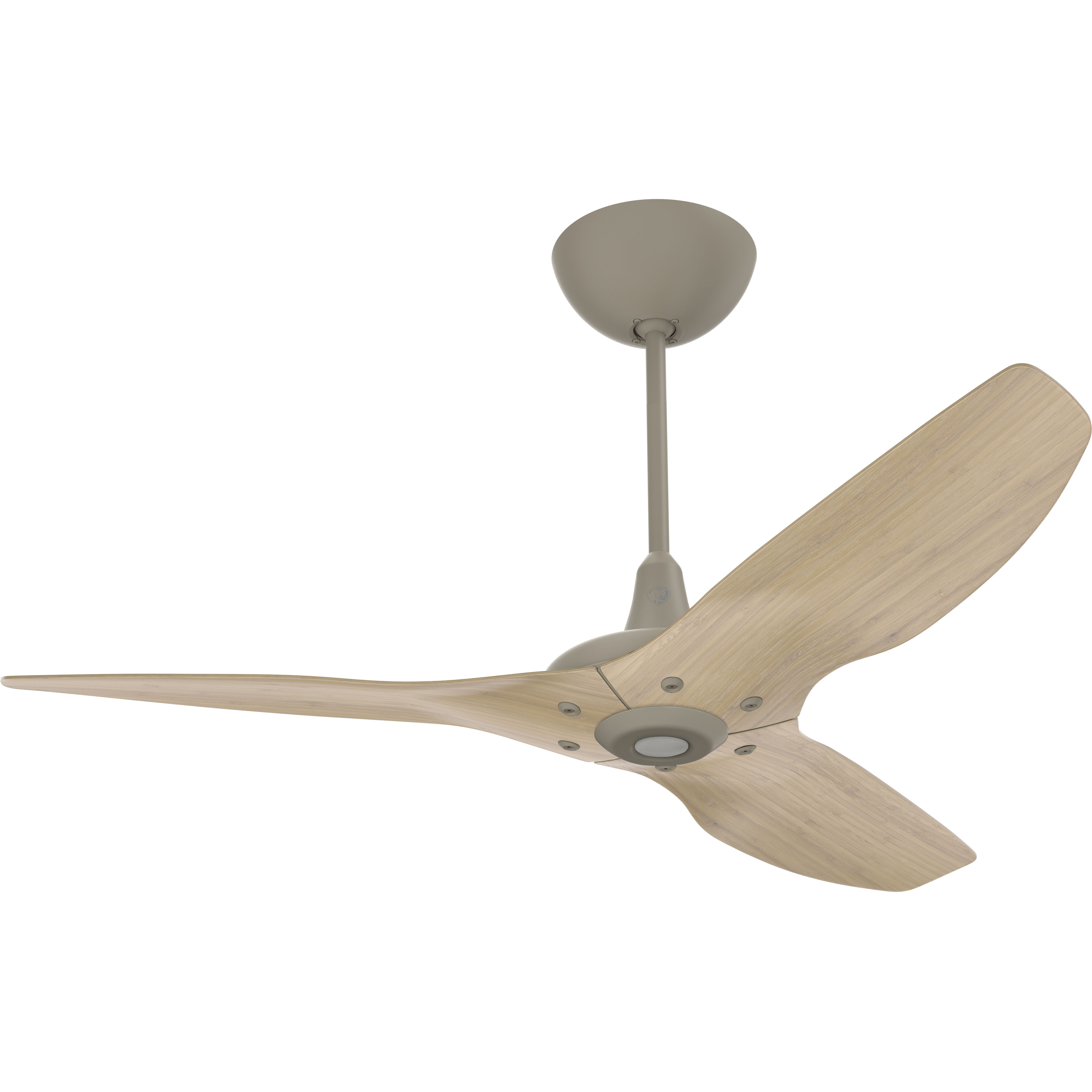 Haiku 52 inch Satin Nickel with Natural Bamboo Blades Ceiling Fan