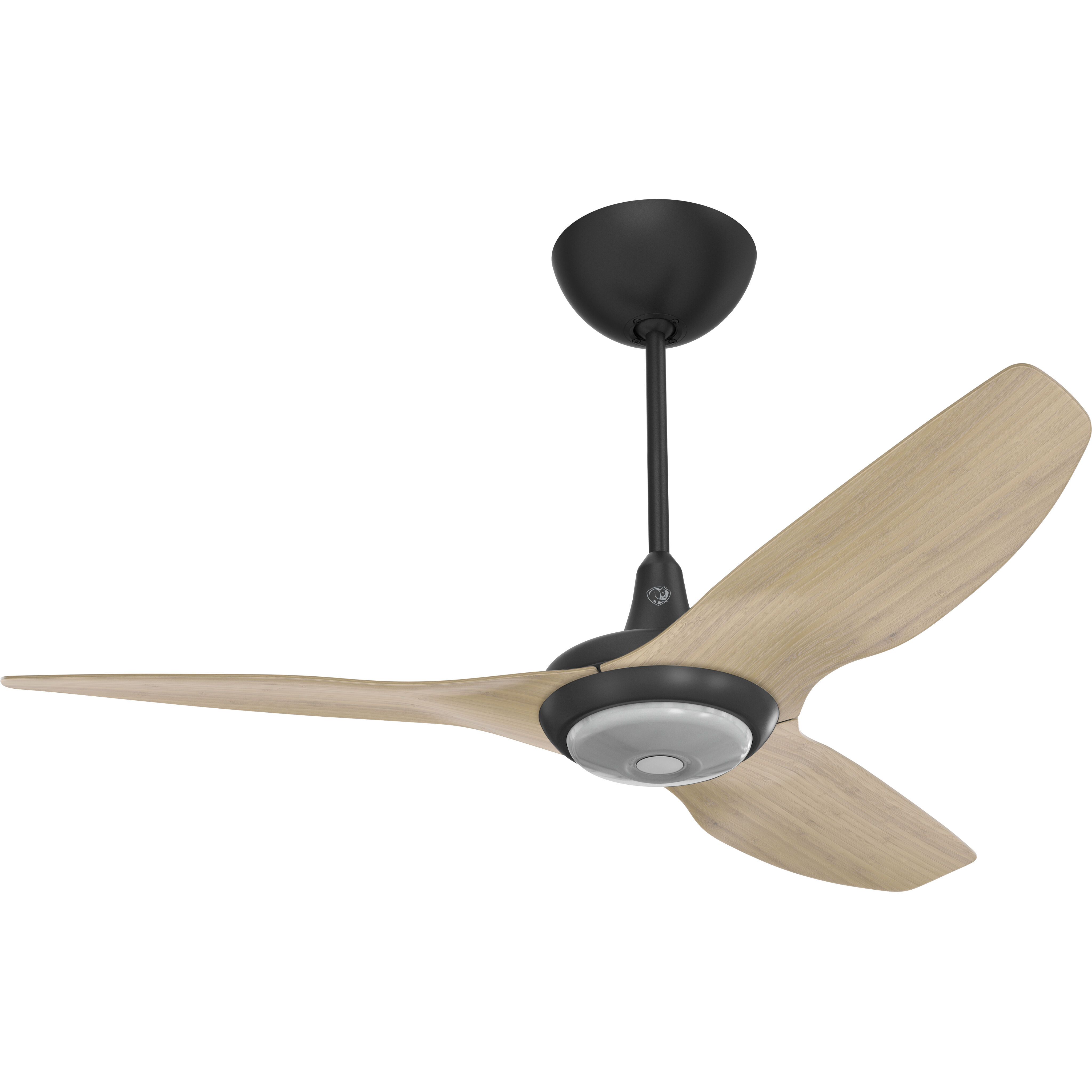 Haiku 52 inch Black with Natural Bamboo Blades Ceiling Fan