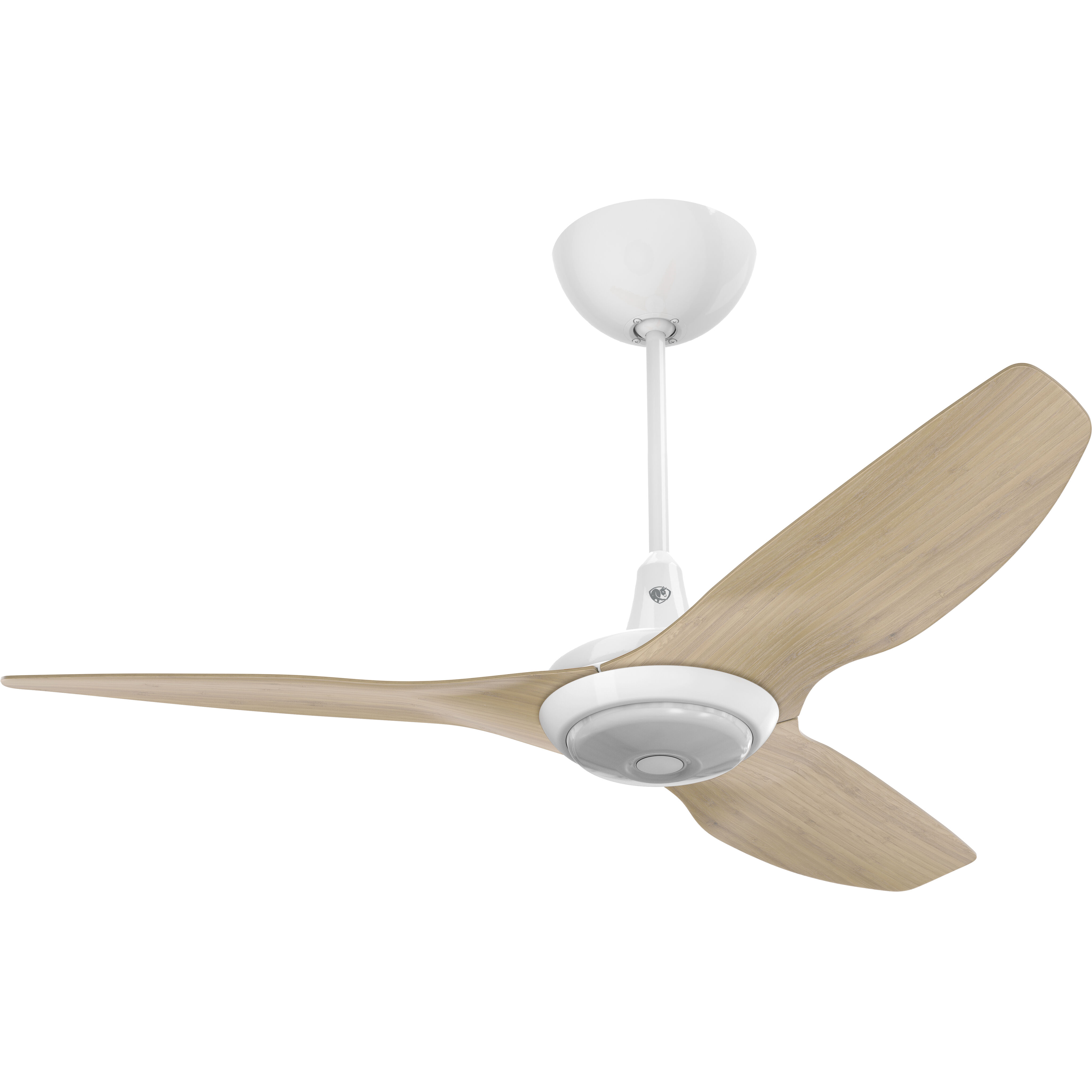Haiku 52 inch White with Natural Bamboo Blades Ceiling Fan