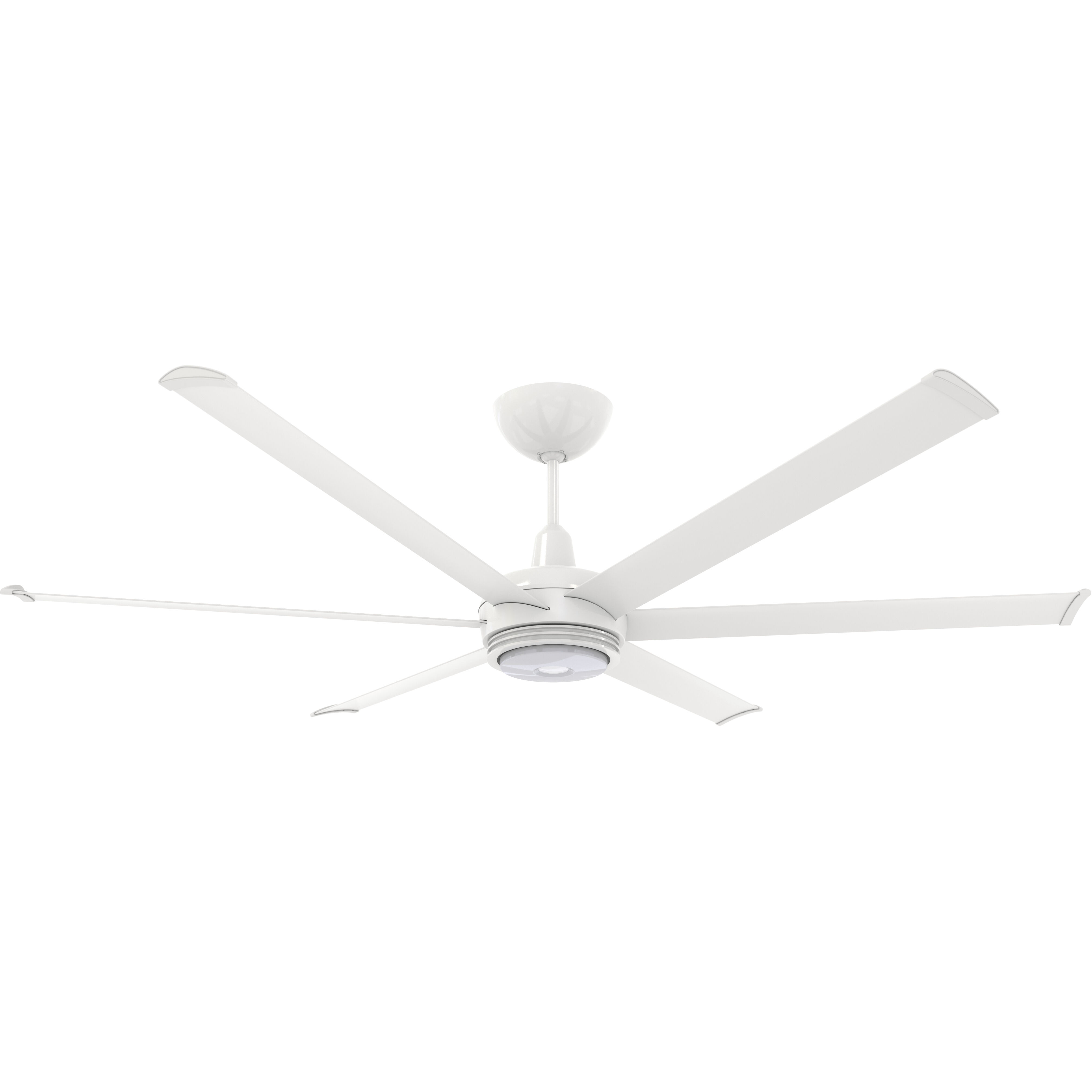 es6 72 inch White Indoor/Outdoor Ceiling Fan