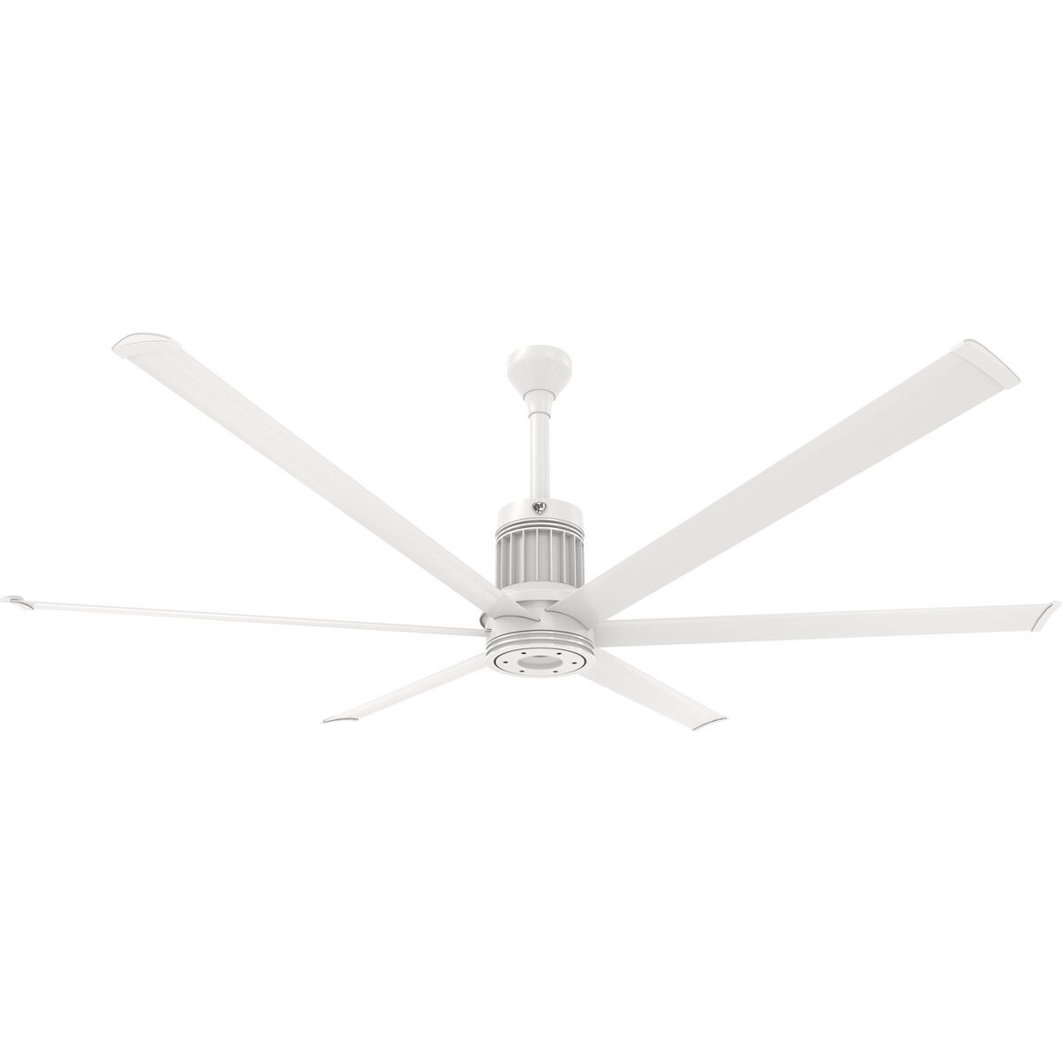 i6 84 inch Matte White Indoor Ceiling Fan, Standard Mount
