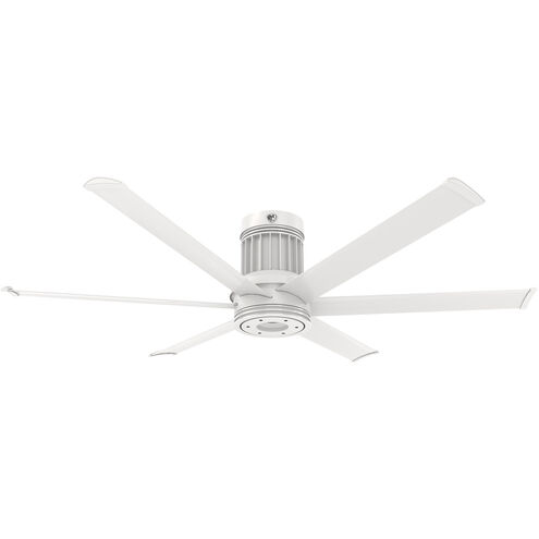 i6 60 inch Matte White Indoor Ceiling Fan in Flush, Flush Mount